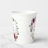 カラフルエレガントフローラ90誕生日 紙コップ (右)