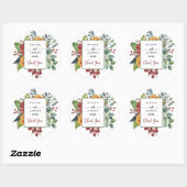 カラフルエレガントフローラ ラウンドシール (シート)