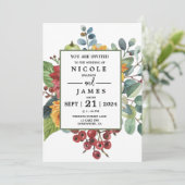 カラフルエレガントフローラ 招待状 (スタンド正面)