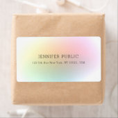 カラフルエレガントモダンプロフェッショナル ラベル (インサイチュ)