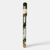 カラフルエレガント大理石タンブラウンとアクア Case-Mate iPhoneケース (裏面 / 右)