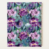 カラフルエレガント水色フローラプランナー プランナー手帳 (裏面)