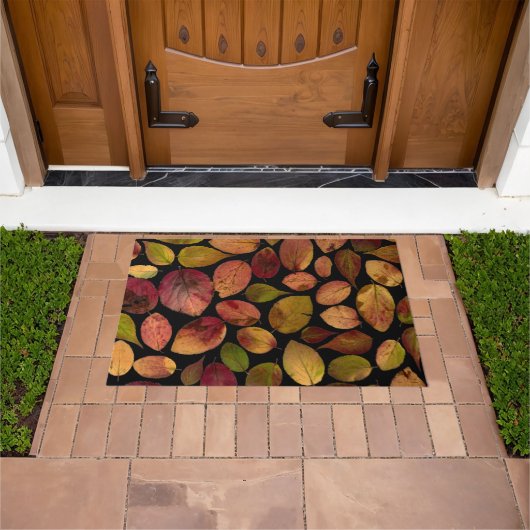 カラフルエレガント紅葉 ドアマット (室外)