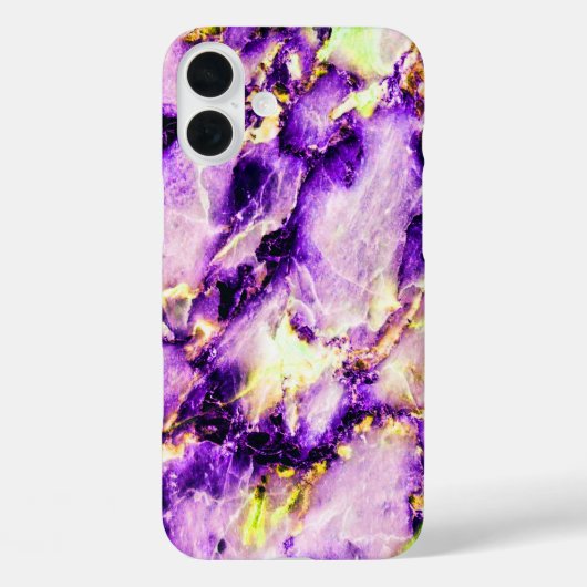 カラフルエレガント紫ピンクと金ゴールド Case-Mate iPhoneケース (裏面)