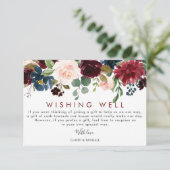 カラフルエレガント結婚フローラ エンクロージャーカード (スタンド正面)
