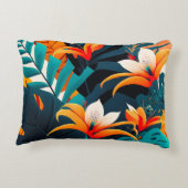 カラフルエレガント葉花 | アクセントクッション (裏面)