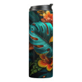 カラフルエレガント葉花 | タンブラー (回転左)