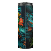 カラフルエレガント葉花 | タンブラー (裏面)