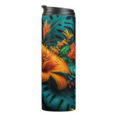 カラフルエレガント葉花 | タンブラー (回転右)