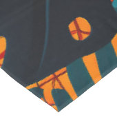 カラフルエレガント葉花 | テーブルクロス (アングル)