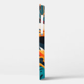 カラフルエレガント葉花 | Case-Mate iPhoneケース (裏面 / 左)