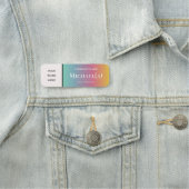 カラフルエレガントAmazing Gradient：ビジネスロゴ 名札 (インサイチュ)