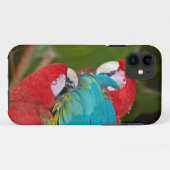 カラフルオウムプリント電話ケースカバー Case-Mate iPhoneケース (裏面(横))