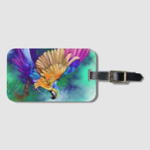 カラフルオウム荷物タグ ラゲッジタグ (正面横)