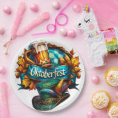 カラフルオクトーバーフェスト ペーパープレート (パーティー)