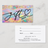 カラフルオペ証明書 名刺 (正面/裏面)