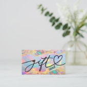 カラフルオペ証明書 名刺 (スタンド正面)