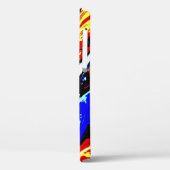 カラフルオリジナル抽象芸術  Case-Mate iPhoneケース (裏面 / 左)