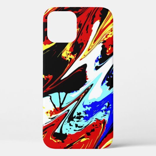 カラフルオリジナル抽象芸術  Case-Mate iPhoneケース (裏面)