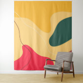 カラフルオーガニック抽象芸術の背景 タペストリー (インサイチュ)