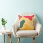 カラフルオーガニック抽象芸術図形の背景 クッション (椅子)