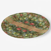 カラフルオーナメント ペーパープレート (アングル)