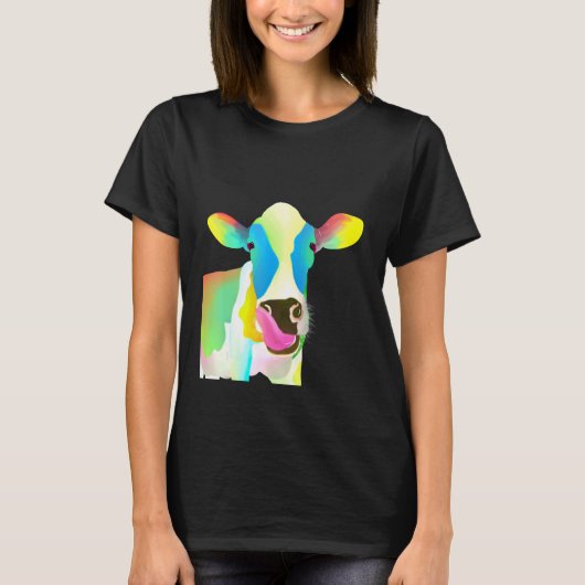 カラフルカウ Tシャツ (正面)