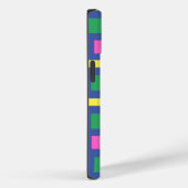 カラフルカスタマイズストライプMonogramのiPhoneケース付き Case-Mate iPhoneケース (裏面 / 右)