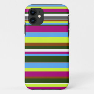 カラフルカスタマイズデザイストライプザ iPhone 11 ケース