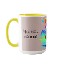 カラフルカスタマイズポップ・アートの抽象芸術クール猫