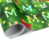 カラフルカスタムイニシャル ラッピングペーパー (ロールコーナー)