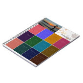 カラフルカスタムフォトカレンダー ノートブック (左側)