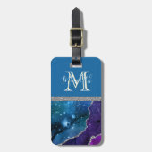 カラフルカスタムユニークレタリング瑪瑙ラゲージタグ ラゲッジタグ (正面縦)