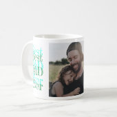 カラフルカスタム写真 – 父の日のツートーンコーヒー コーヒーマグカップ (正面左)
