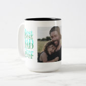 カラフルカスタム写真 – 父の日 ツートーンマグカップ (正面左)
