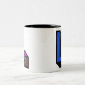 カラフルカスタム文字L ツートーンマグカップ (中央)