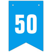 カラフルカスタム歳の誕生日パーティバンティングバナー バンティングフラッグ (第1の旗)