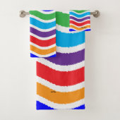 カラフルカスタム紙効果 バスタオルセット (インサイチュ)