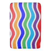 カラフルカスタム紙効果 バスマット (正面縦)