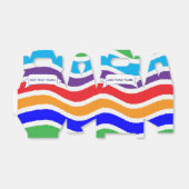 カラフルカスタム紙効果 フェイバーボックス (折り畳みなし)