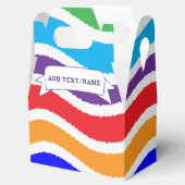 カラフルカスタム紙効果 フェイバーボックス (オープン)