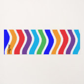 カラフルカスタム紙効果 ヨガマット (裏面(横))