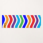 カラフルカスタム紙効果 ヨガマット (正面(横))