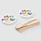 カラフルカスタム誕生日 ハンドファン (組立なし)