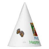 カラフルカスタム誕生日 パーティーハット (左)