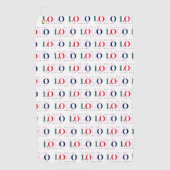 カラフルカスタムRectangle Business Logo Repeating ゴルフタオル (正面)