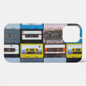 カラフルカセットテープ:ヴィンテージ収集。 Case-Mate iPhoneケース (裏面 (横))