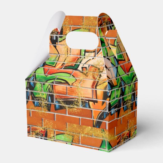 カラフルカッコいいグリッター付きアーバンフェイクグラフィティ フェイバーボックス (裏面サイド)