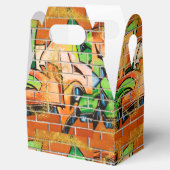 カラフルカッコいいグリッター付きアーバンフェイクグラフィティ フェイバーボックス (オープン)