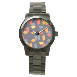 カラフルカッコいいトレンディーモダン円形美術 腕時計